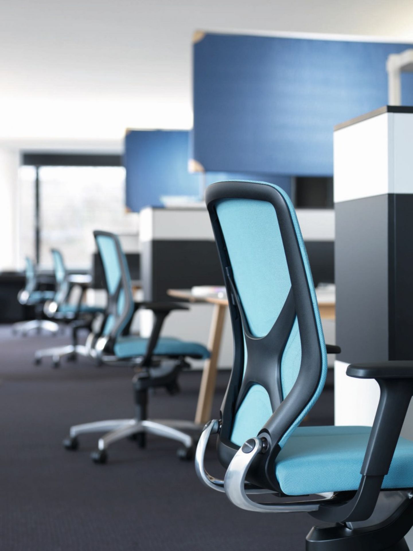 In 184/7 Chaise pivotante de bureau Wilkhahn