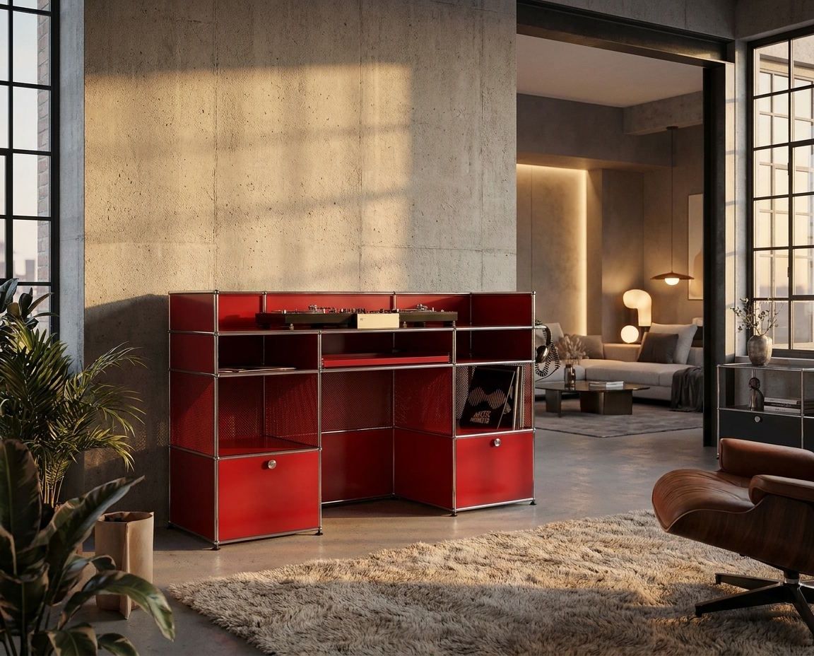 DJ assis-debout Bureau L 175 cm USM Haller