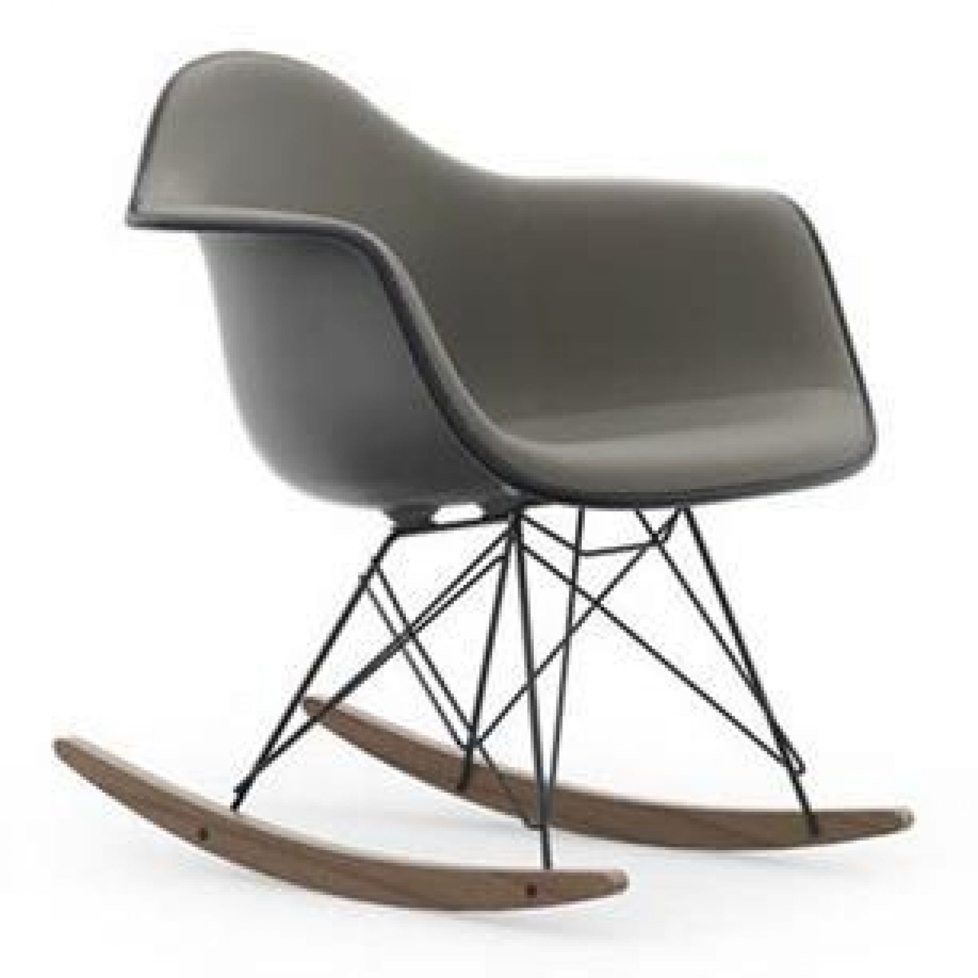 Eames Plastic Armchair RAR Fauteuil à bascule Entièrement rembourré Vitra