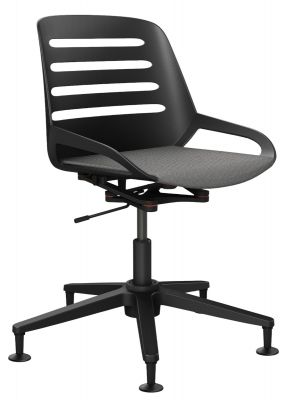 Numo Task chaise de bureau avec pied à ressort et patins Aeris 