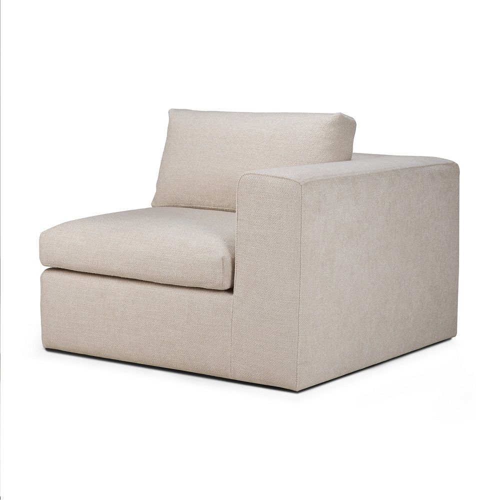 Canapé Mellow accoudoir gauche/droit Ivory tissu Ethnicraft 