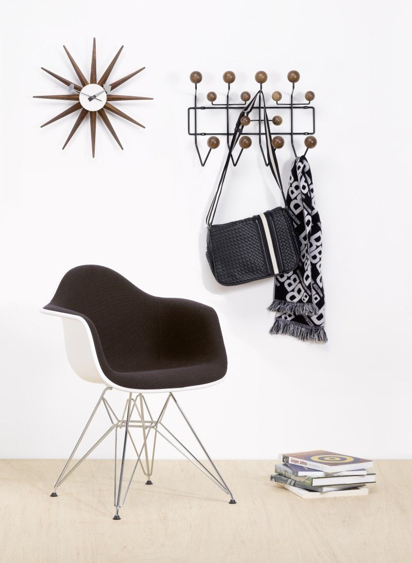 Sunburst Clock Horloge Murale - Noyer Vitra