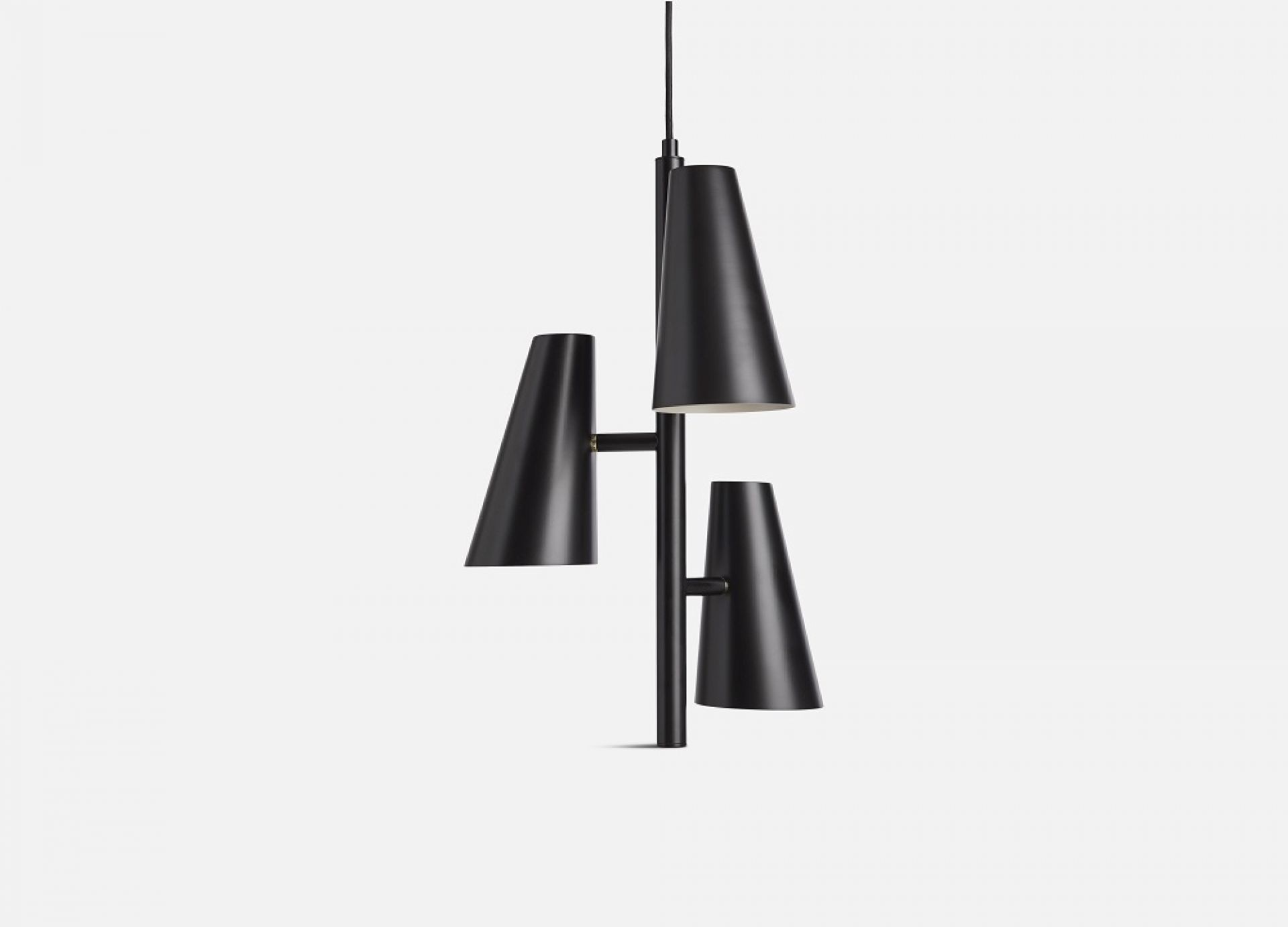 Cono Pendant lamp 3 Shades Lumière pendentif Woud