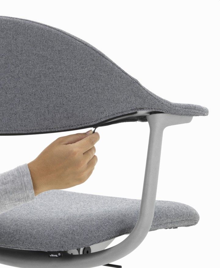 Mynt dossier et assise Plywood chaise de bureau Vitra