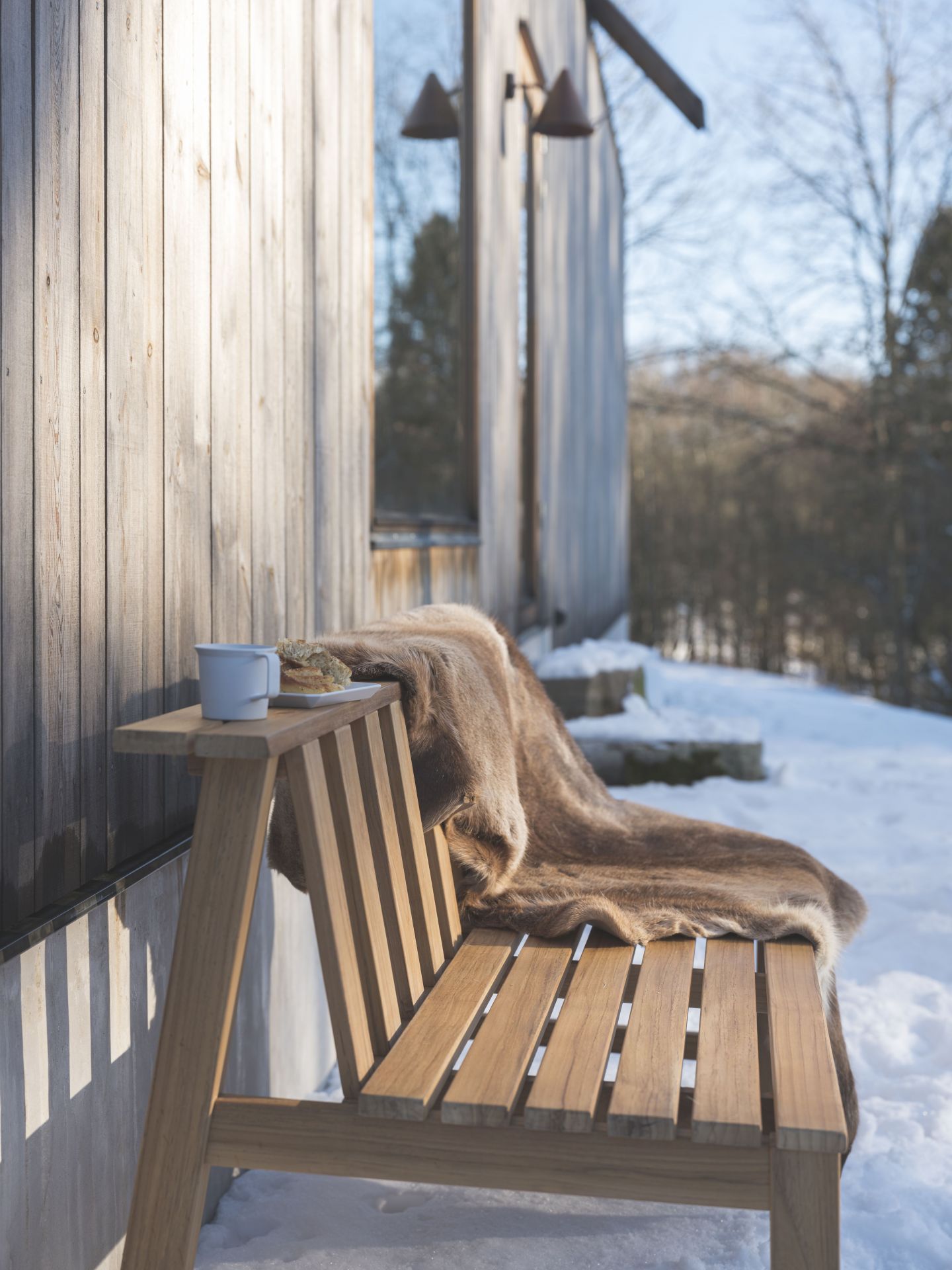 Cadence Banc Teck Outdoor Skagerak by Fritz Hansen