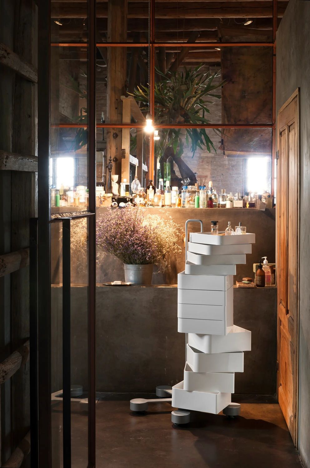 Spinny Bloc-tiroir avec des Roues B-Line