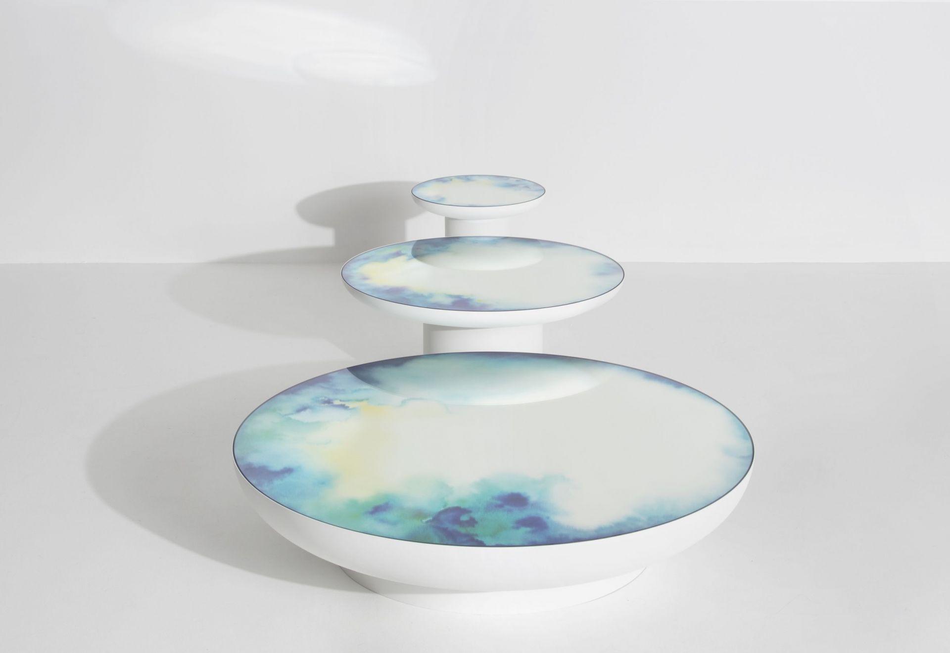 Francis Coffee Table Table basse Ø 110 cm Petite Friture Blanc Francis Coffee Table Table basse Ø 110 cm Petite Friture Blanc