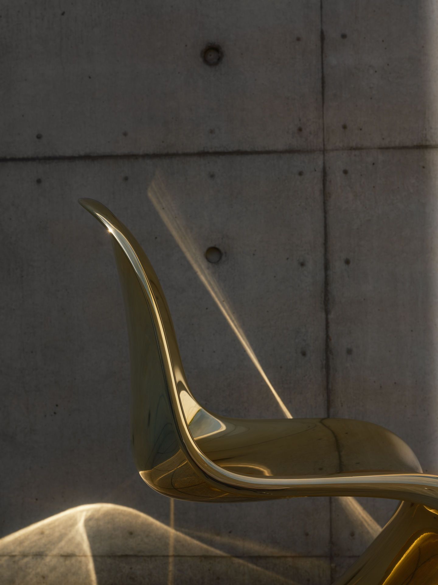 Panton Gold Chair Chaise LIMITED EDITION Vitra