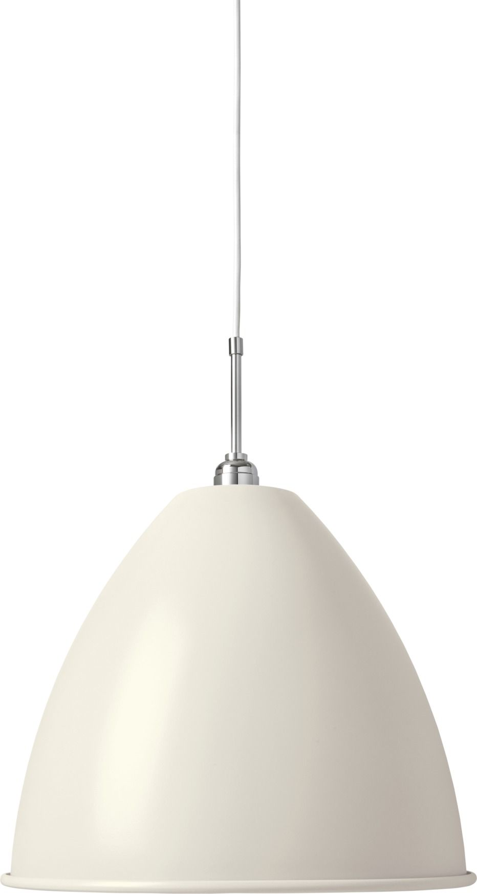 Bestlite BL 9 L pendant luminaire Blanc / Chrome Gubi