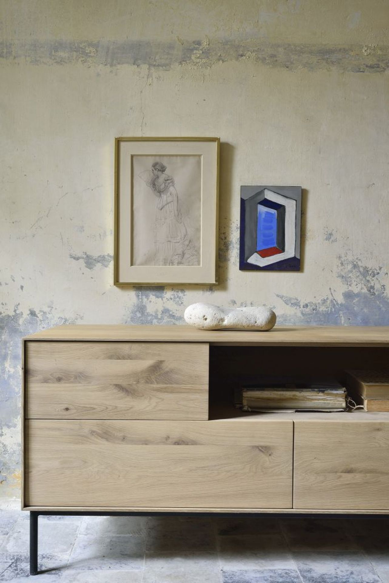 Whitebird Armoire TV chêne Ethnicraft