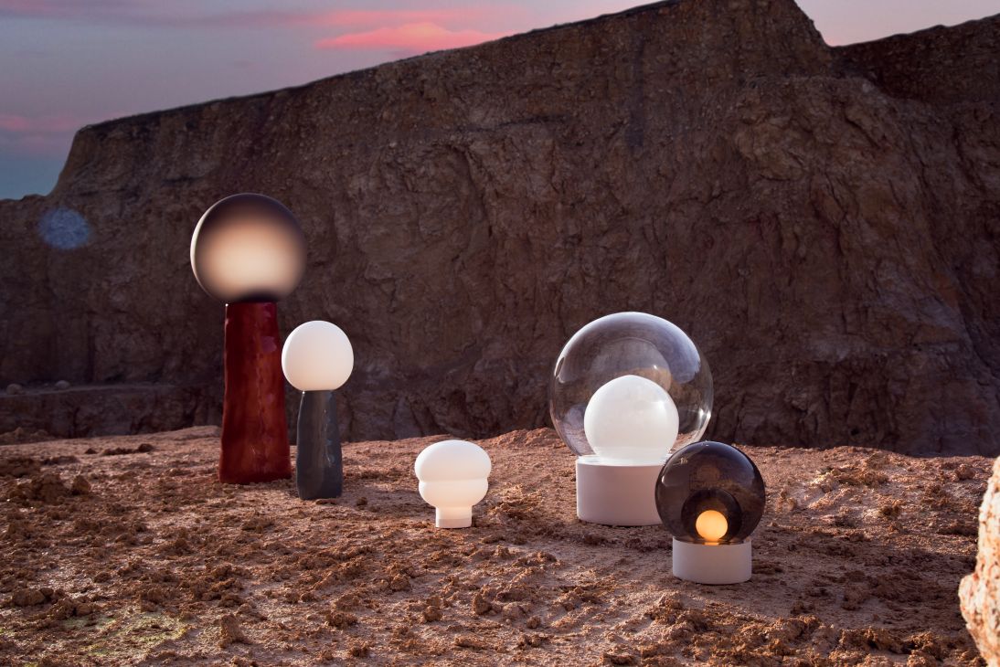 Kumo Lampe de table petite blanc Pulpo