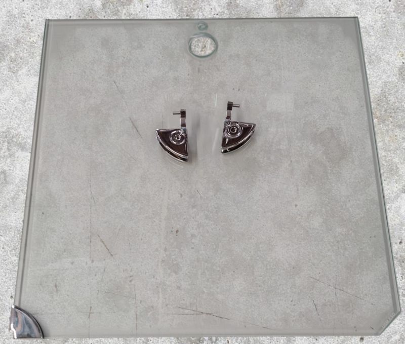 USM Haller 1x porte en verre avec kit de charnière chromé pièces de rechange OFFRE SPECIALE