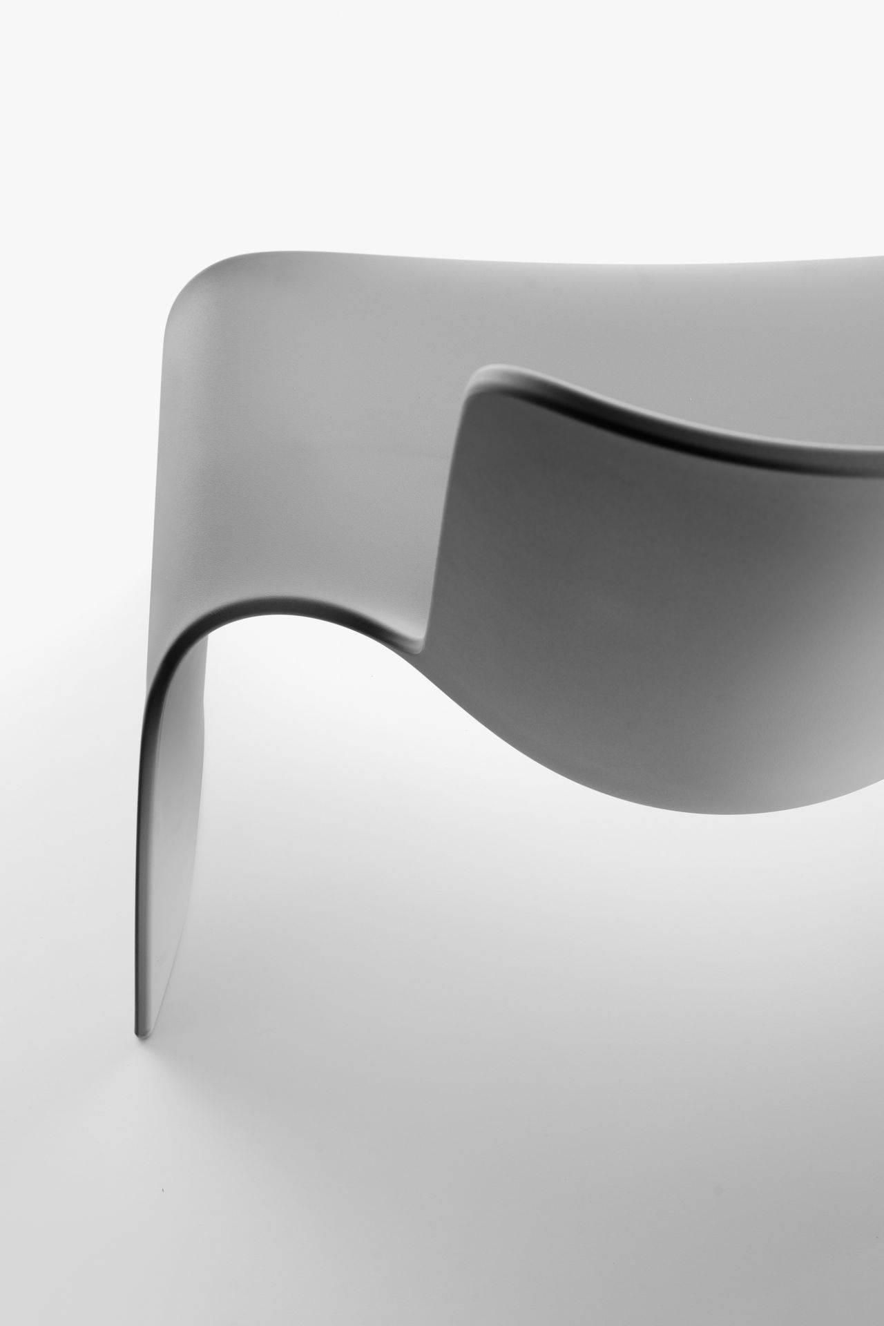 Land Lounge Chair Fauteuil Basalte Gris Plank
