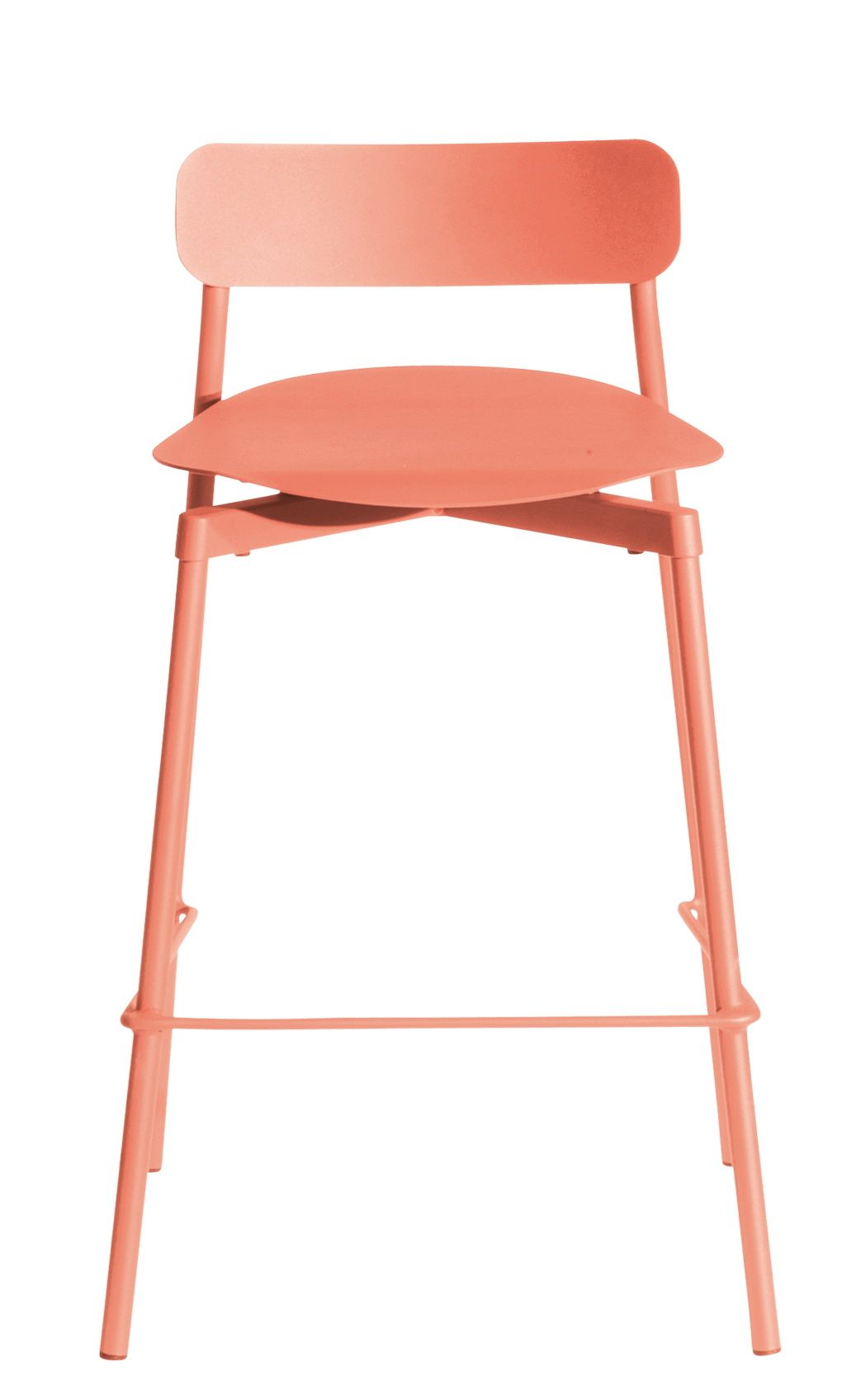 Fromme Barstool Tabouret de bar H 65 cm Petite Friture Corail Fromme Barstool Tabouret de bar H 65 cm Petite Friture Corail