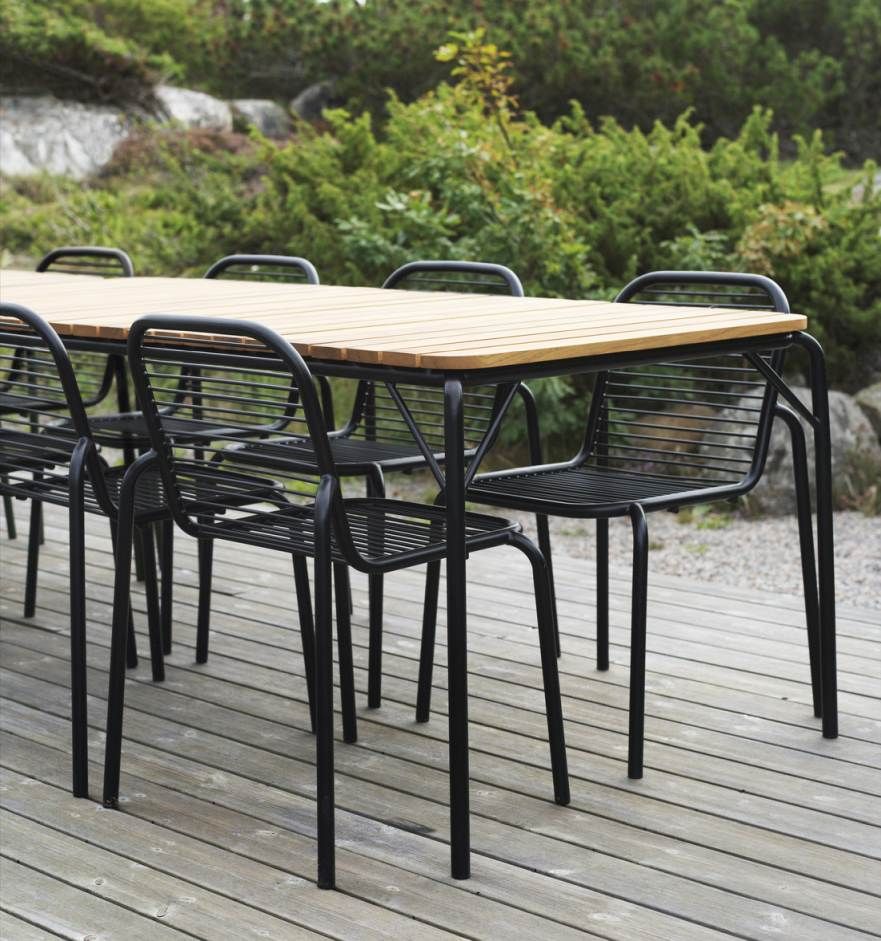 Vig Table 90 x 200 cm Table d'extérieur Normann Copenhagen  