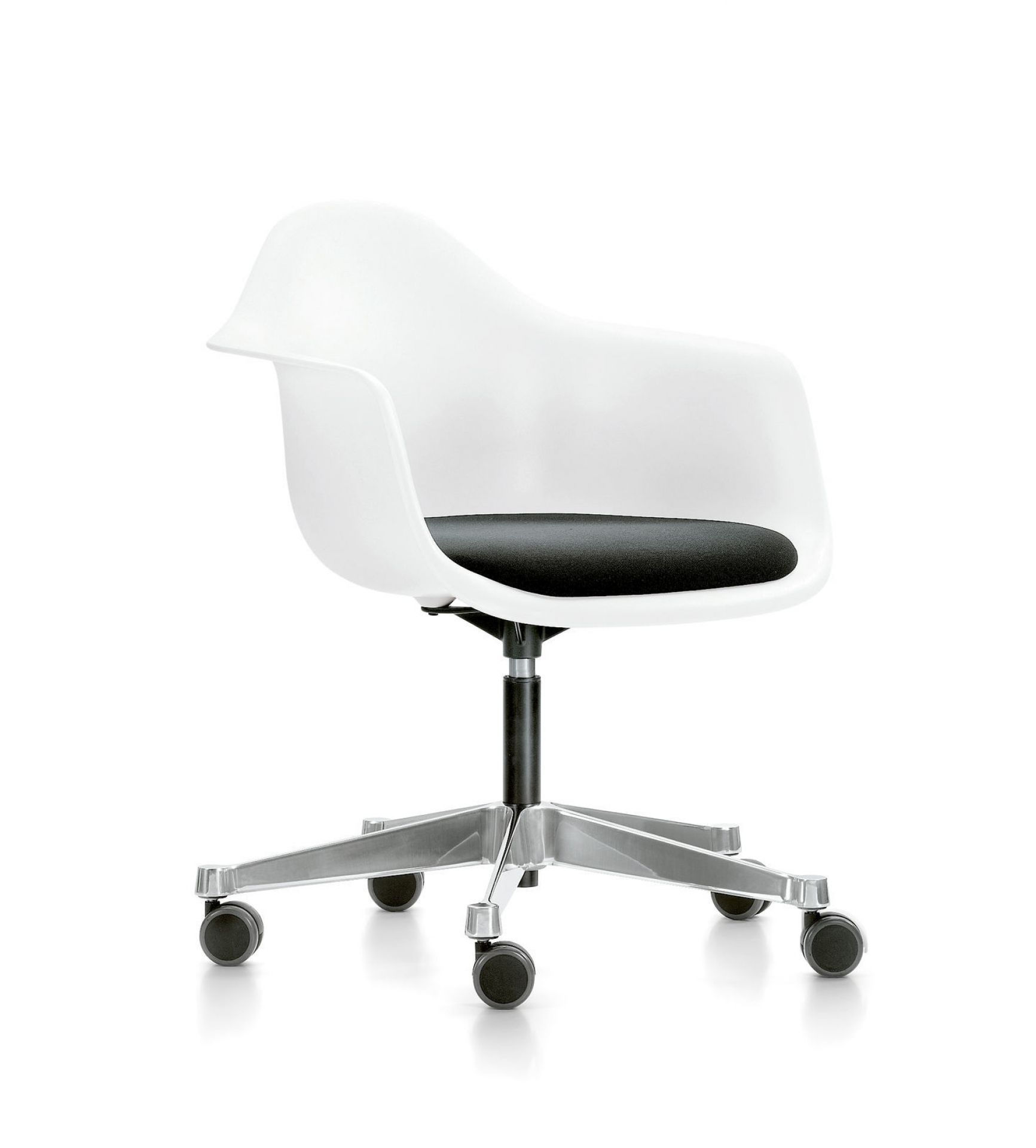 Eames Plastic Arm Chair PACC avec coussin d'assise Vitra