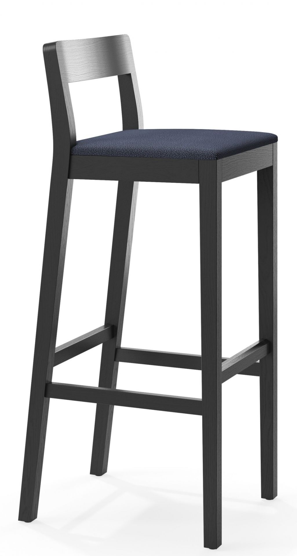 Sit tabouret de bar en bois avec coussin d'assise Zeitraum