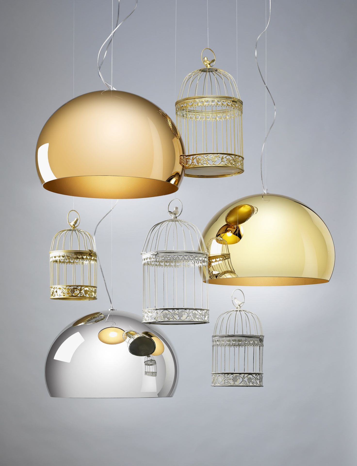 Fly FL/Y Pendelleuchte Metallic Kartell-kupfer Fly FL/Y Pendelleuchte Metallic Kartell-kupfer