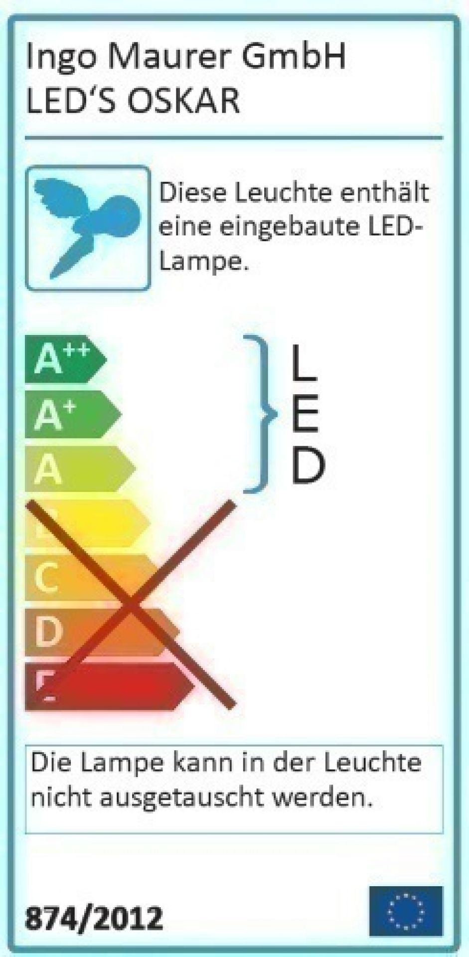 Oskar étagère lampe Ingo Maurer