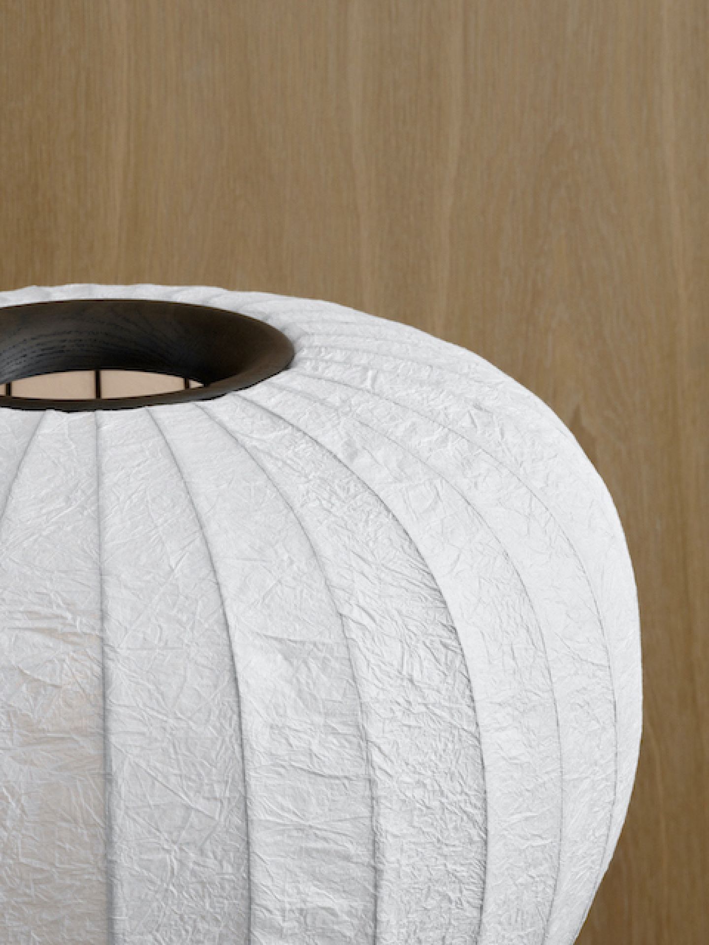 Paper Floor Lamp Lampadaire Chêne Foncé Vipp