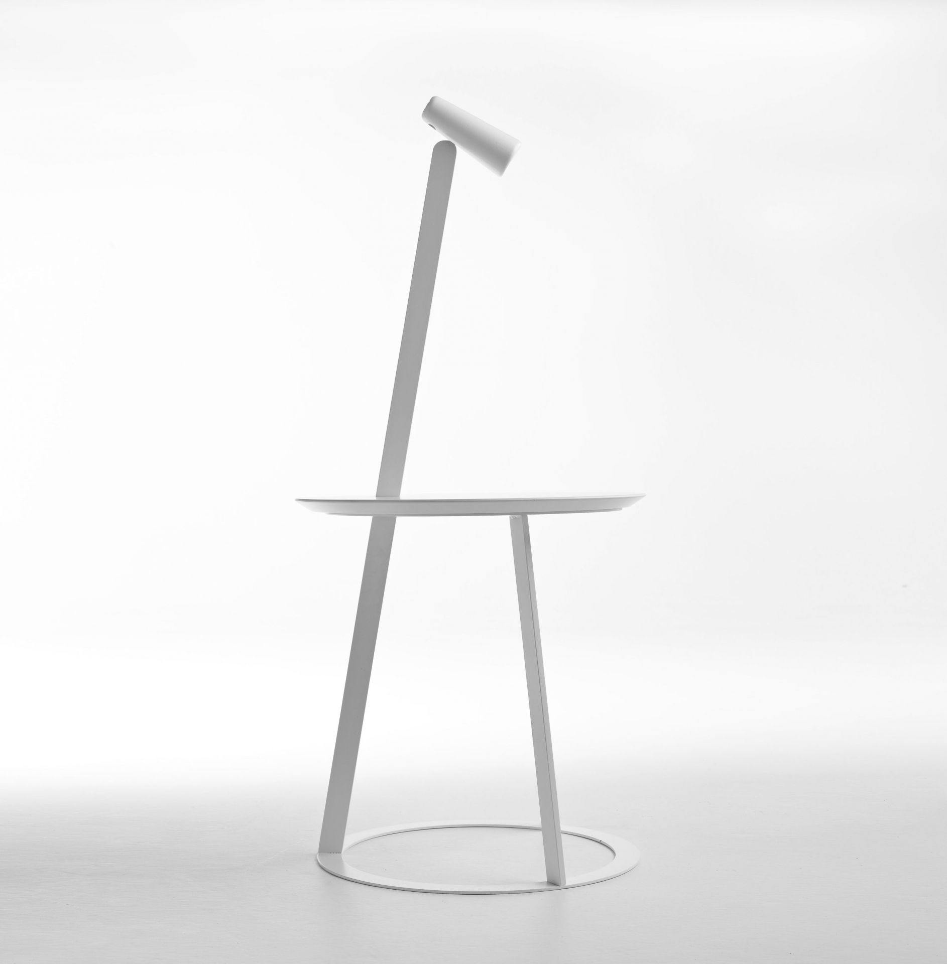 Albino Torcia Table d'appoint blanc Casamania Horm