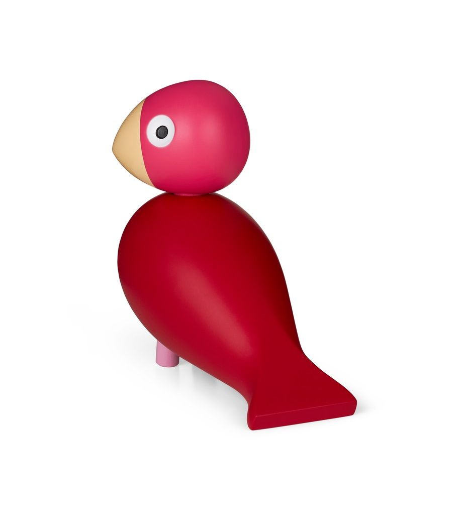 Flora Year Bird 2024 Songbirds Oiseaux chanteurs Figurine en bois Kay Bojesen