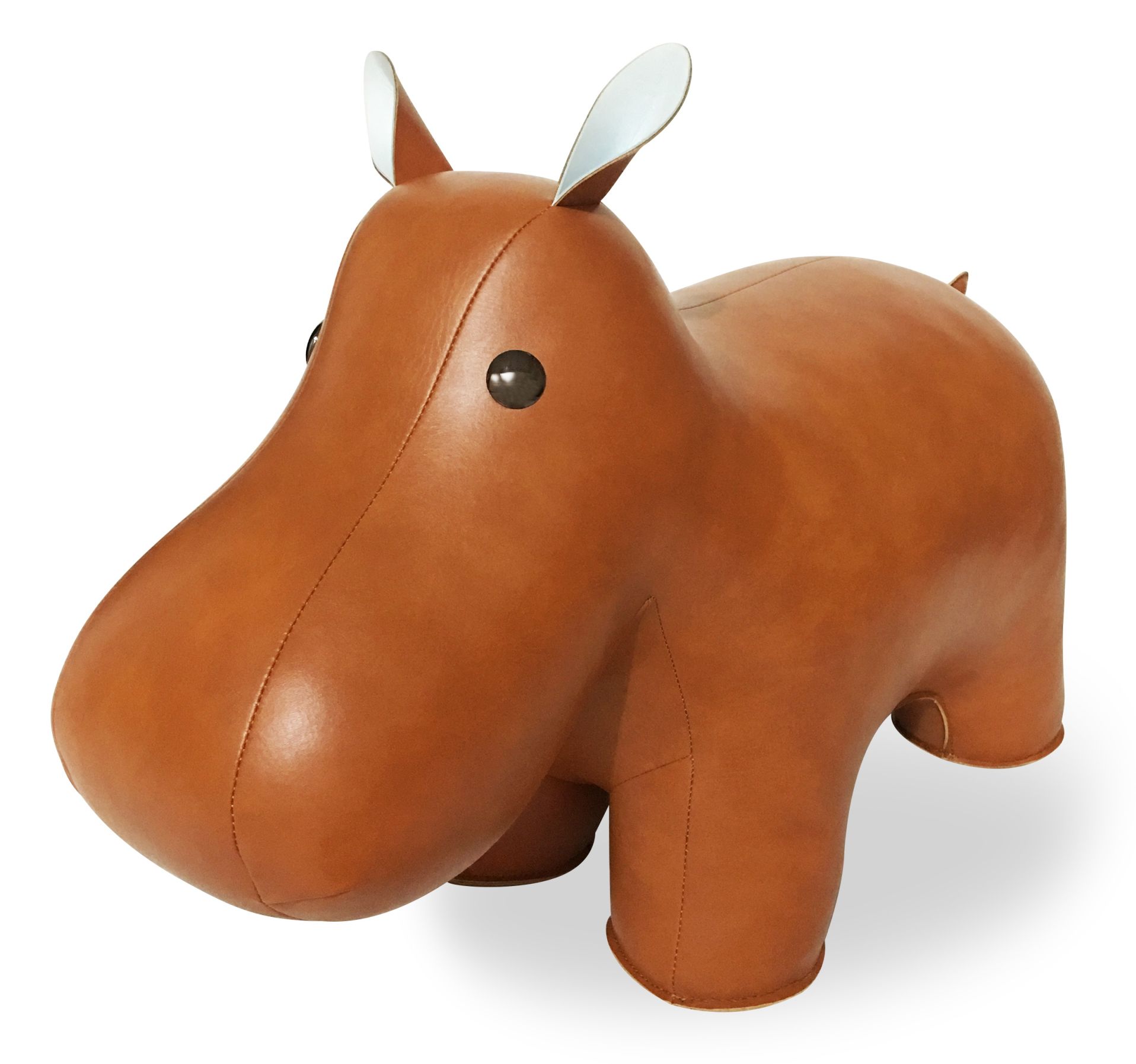 Animal en cuir XXL Butoir de porte Hippo Züny