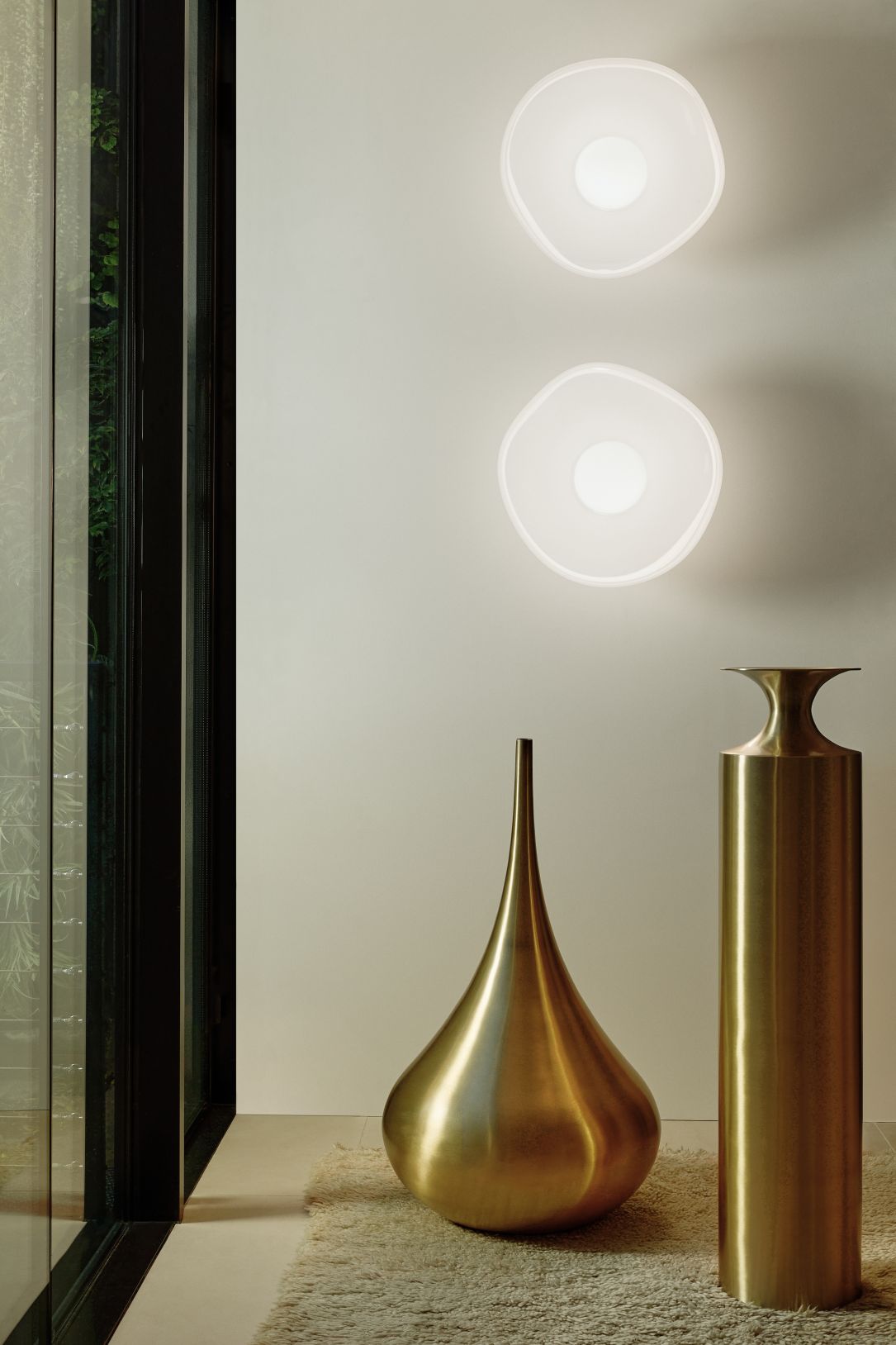 Applique murale LED Melt Surface Opal - Or Tom Dixon