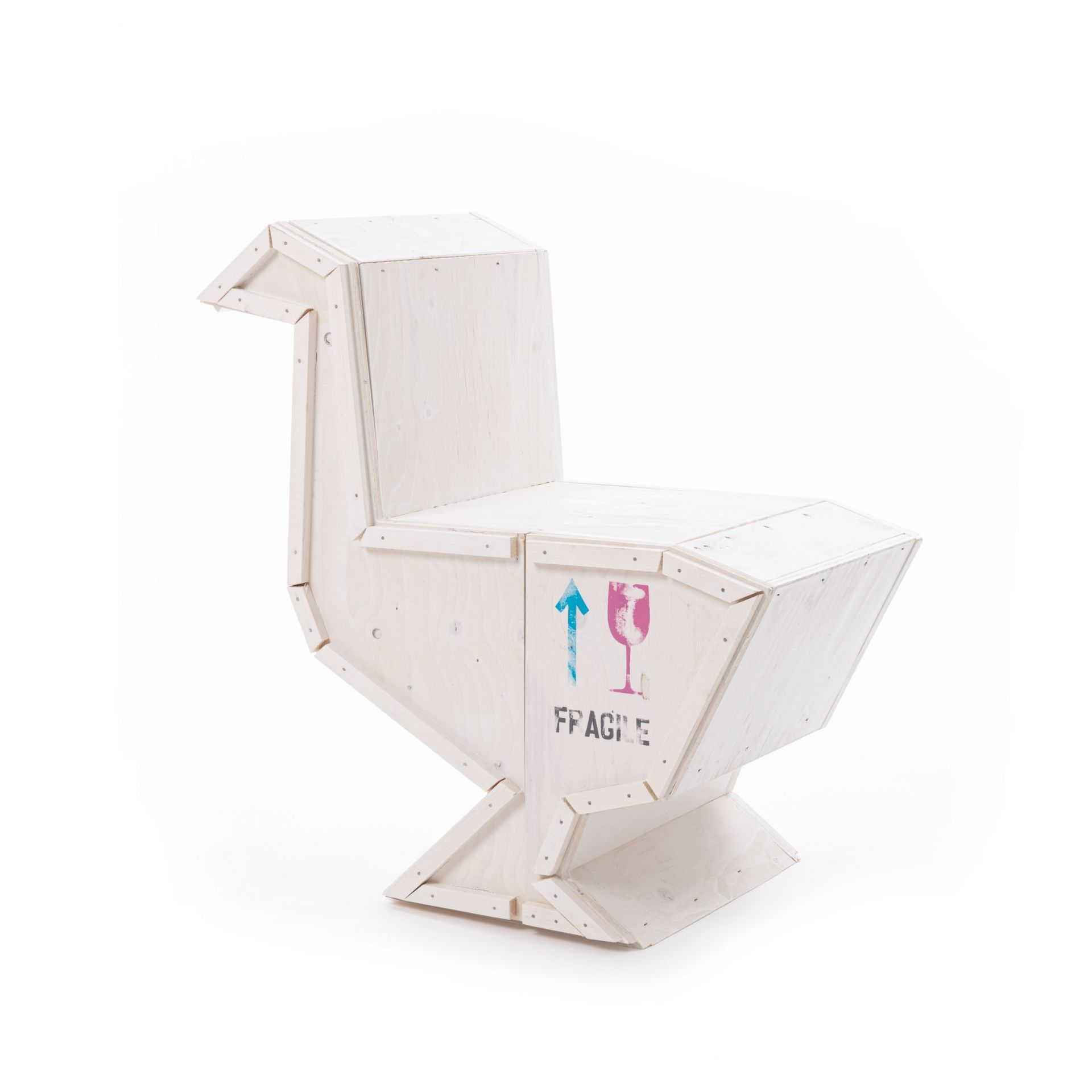 Sending Animals 2.0 Goose armoire blanc Seletti