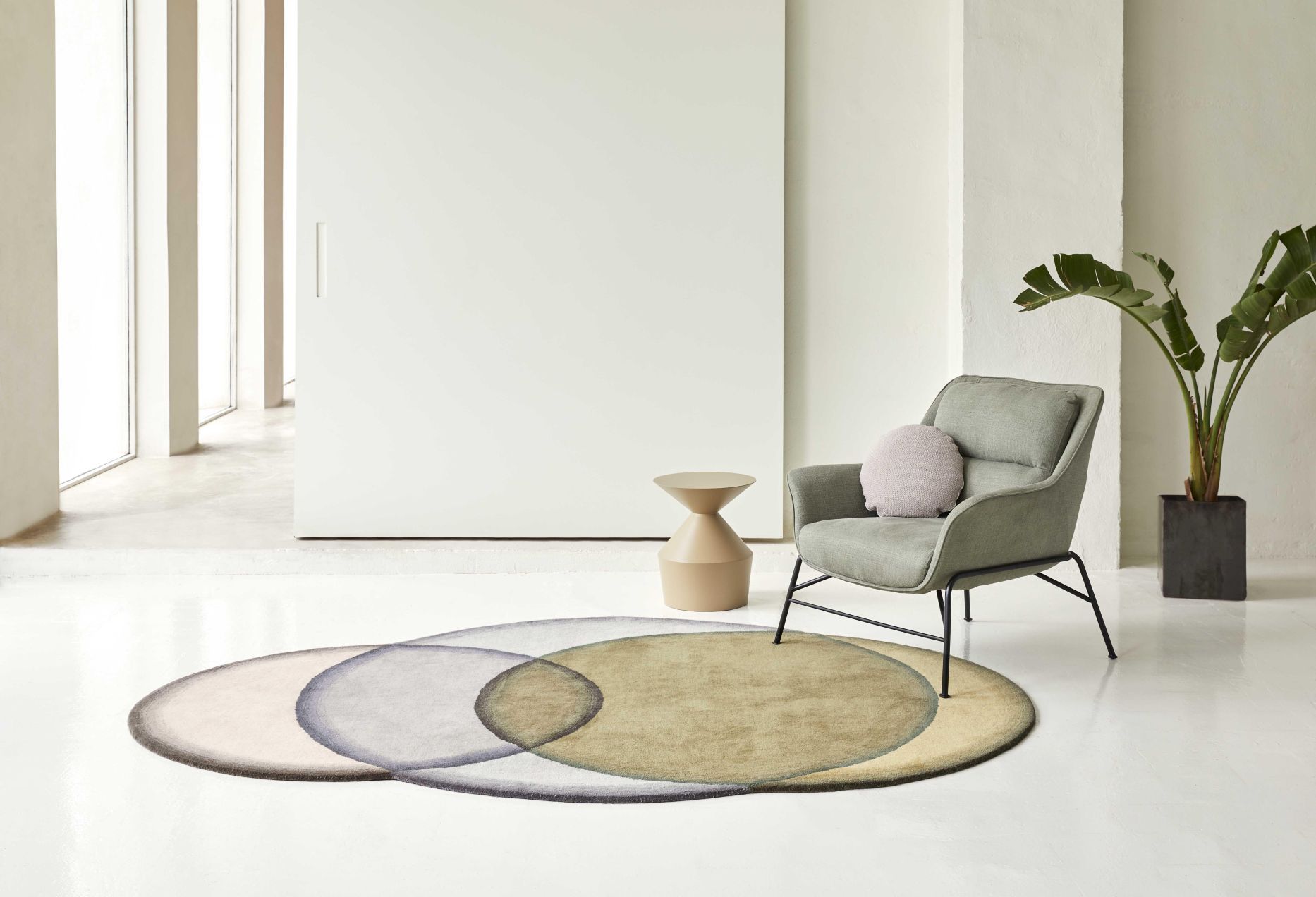 Crystal Tapis 190 x 260cm Neutral Gan