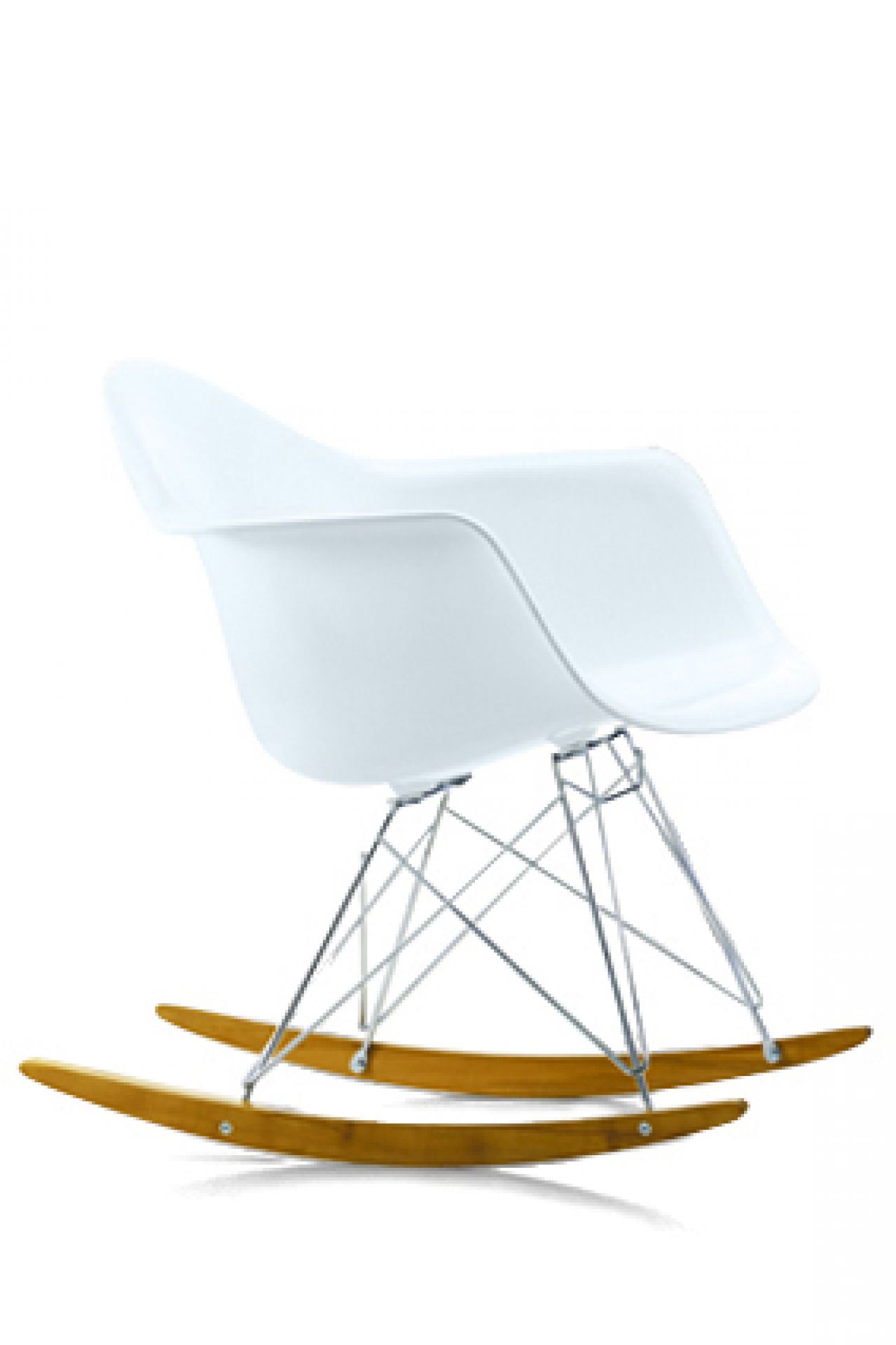 RAR weiß [1950] Miniatur Chaise Vitra