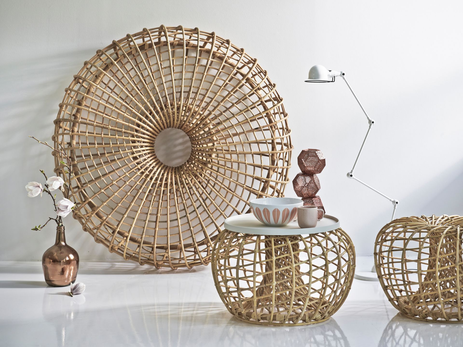 Nest Indoor Tabouret Cane-Line
