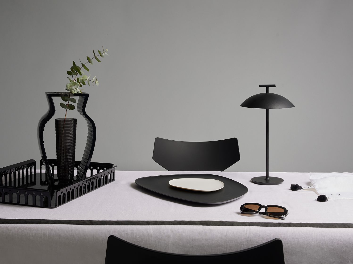 Mini Geen-A Lampe de table noir Kartell