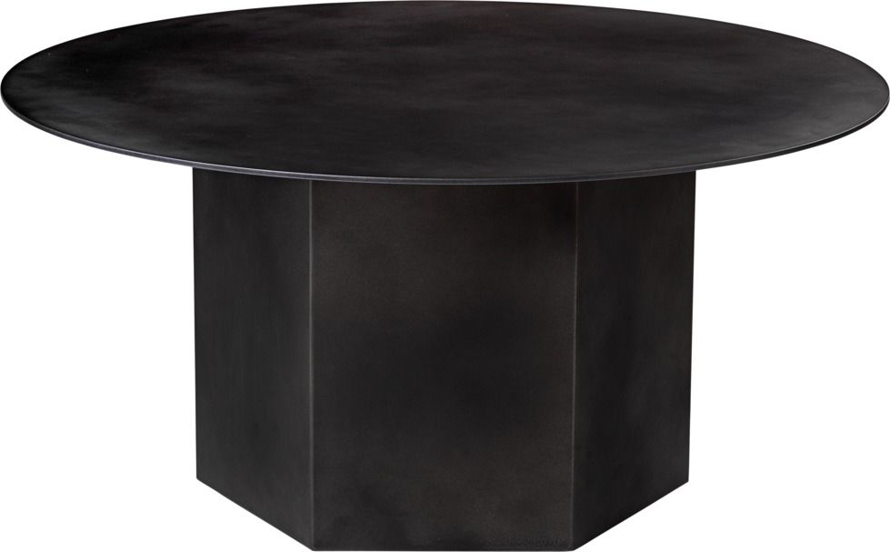 Epic Coffee Table Table basse Midnight Black Acier 80 Gubi