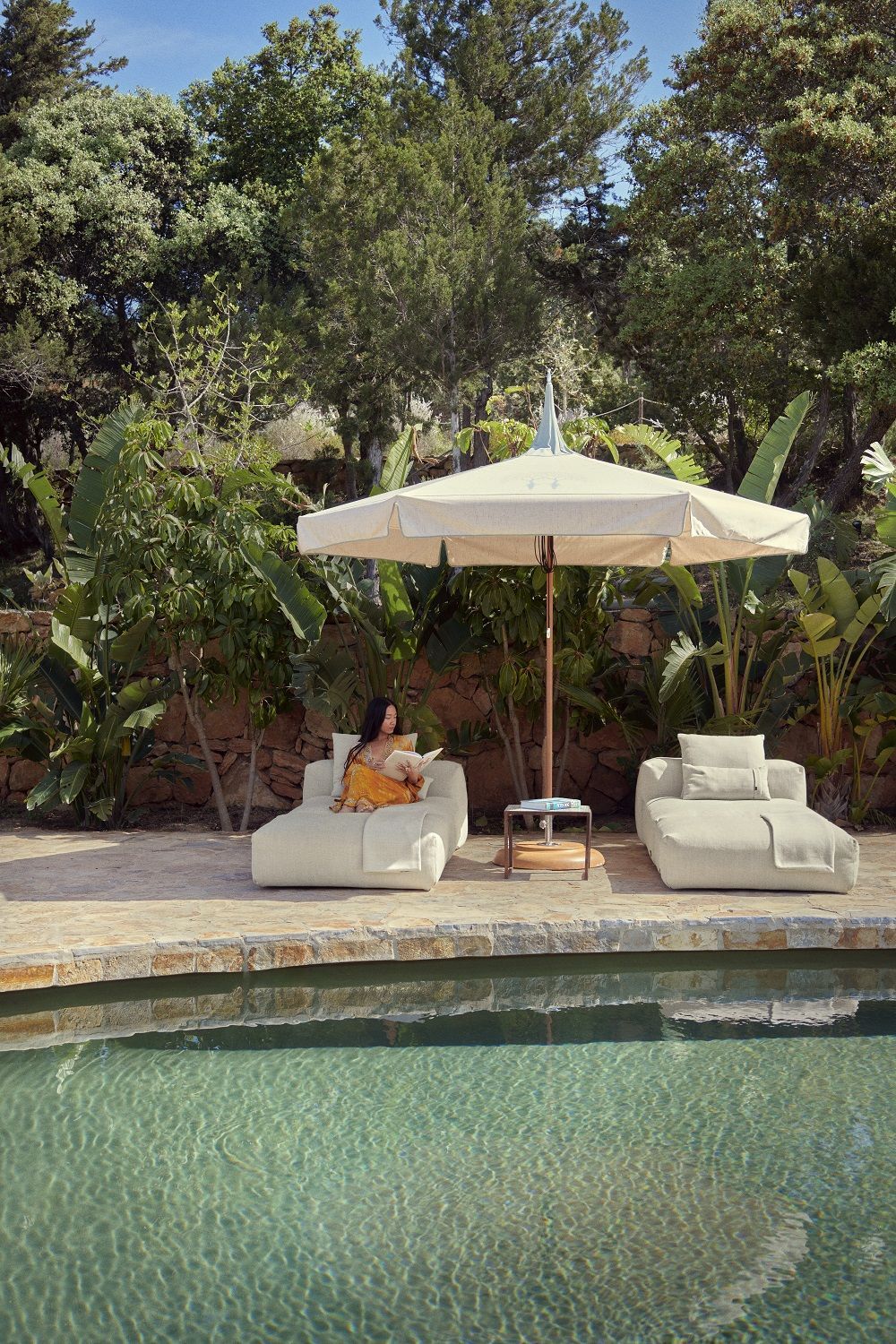 Sofa Set 07 Sun Lounger Outdoor Chaise longue 2 places vetsak