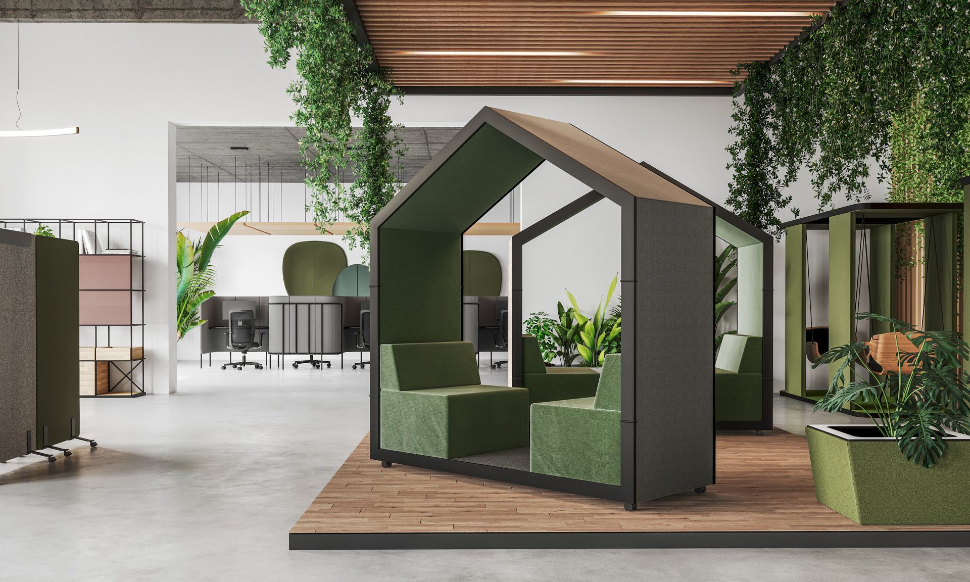 treehouse TH 2 Meubles acoustiques pour 2 personnes Bejot