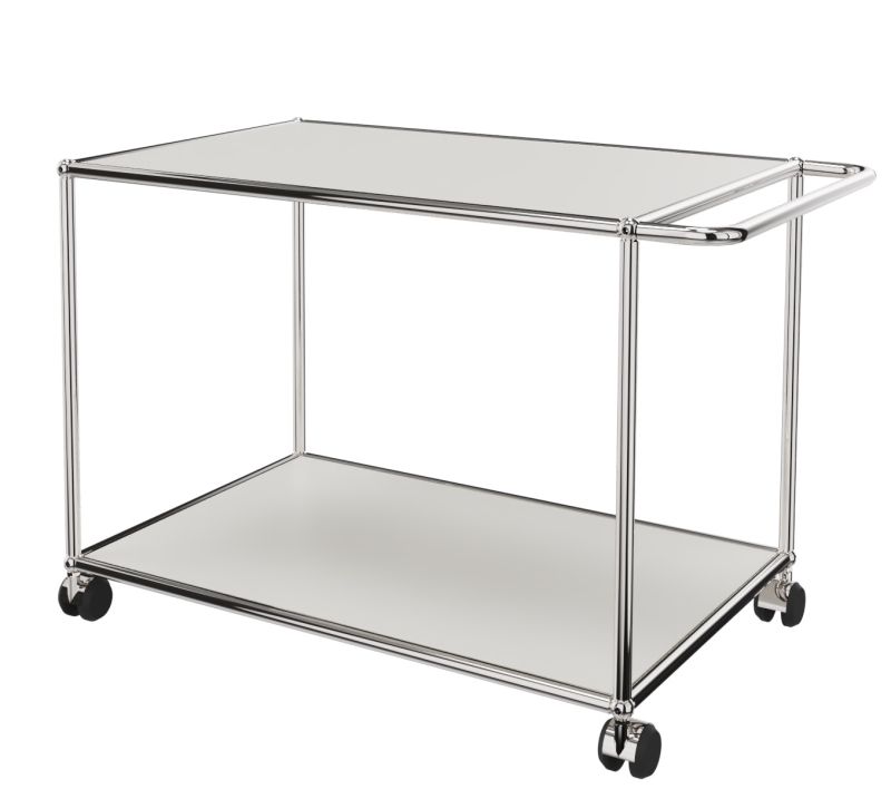 USM Haller Chariot de service à roulettes BLANC OFFRE SPECIALE