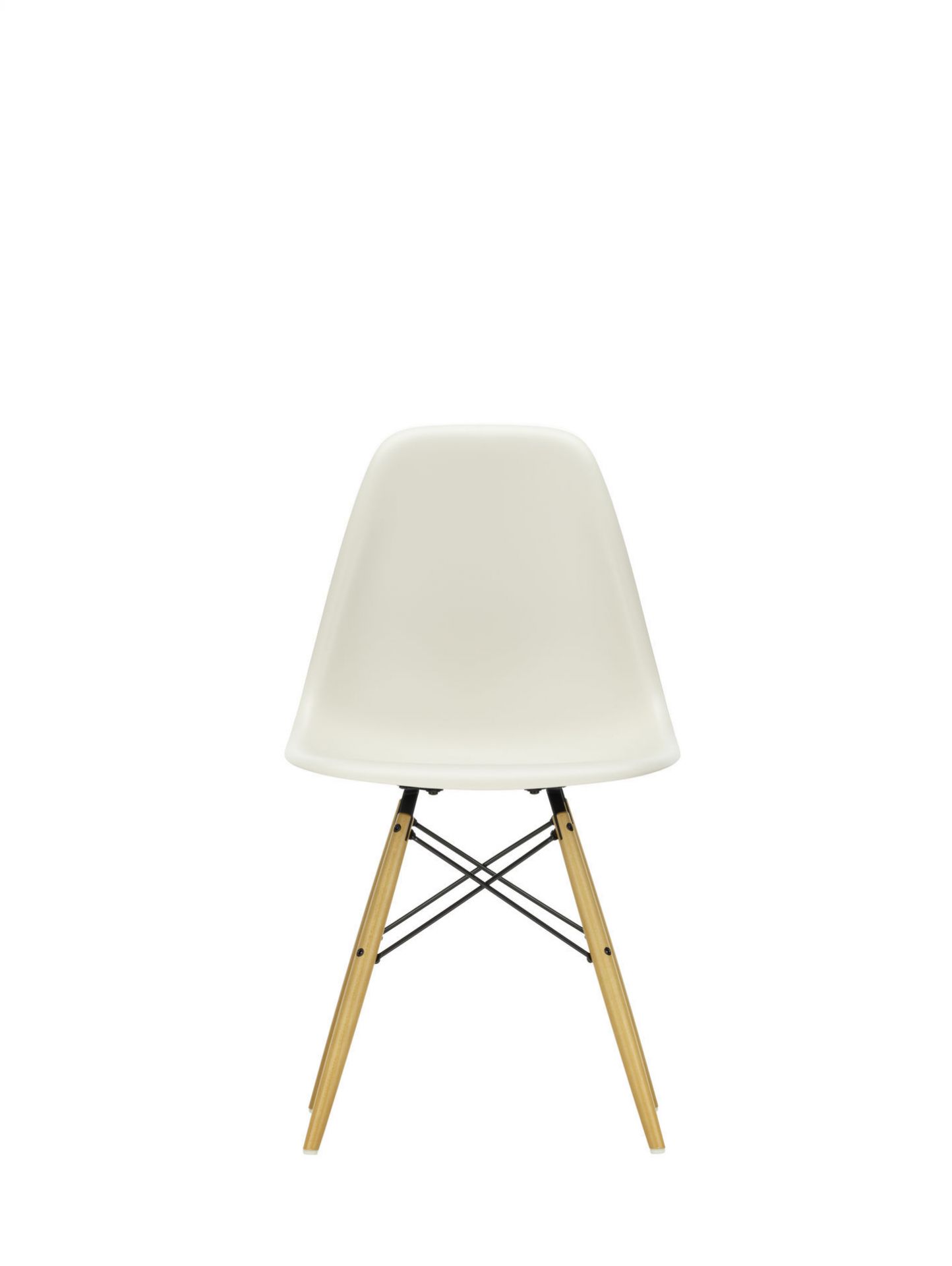 Eames Plastic Side Chair DSW Chaise Vitra Frêne Couleur miel - Rose tendre