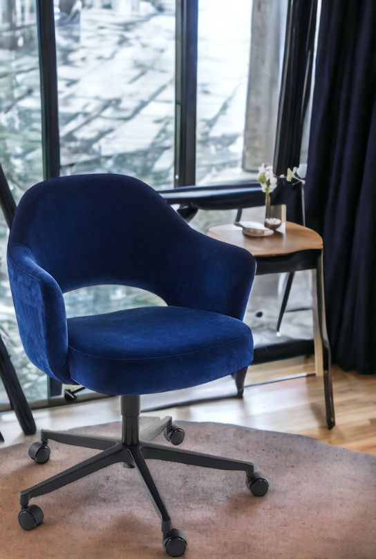 Saarinen Relax chaise de conférence 5-étoiles pied pivotant avec accoudoirs Knoll Interntional 