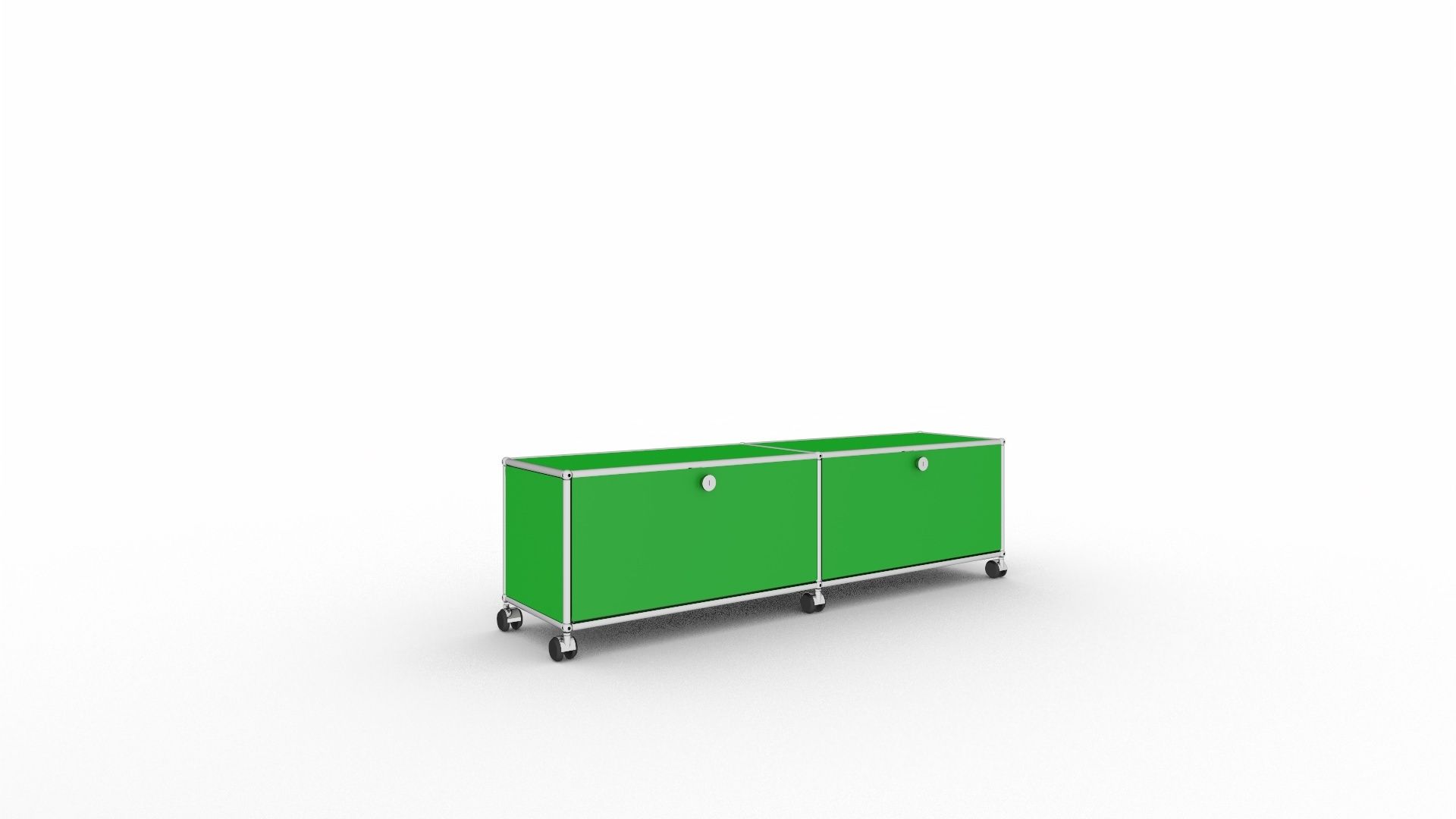 USM Haller schmales TV Lowboard grün