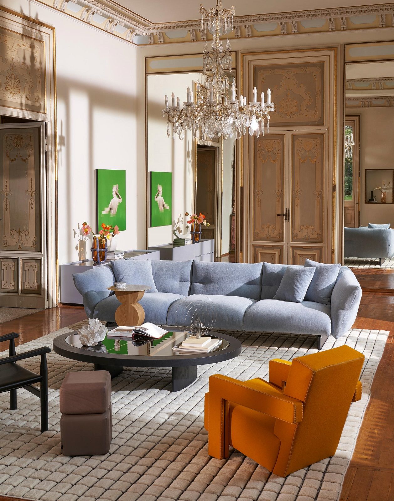 Moncloud Canapé linéaire Cassina