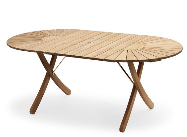 Selandia Table Table à manger d'extérieur Skagerak by Fritz Hansen