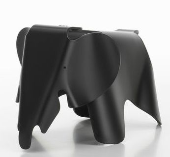 Eames Elephant Small petite RE Vitra noir profond