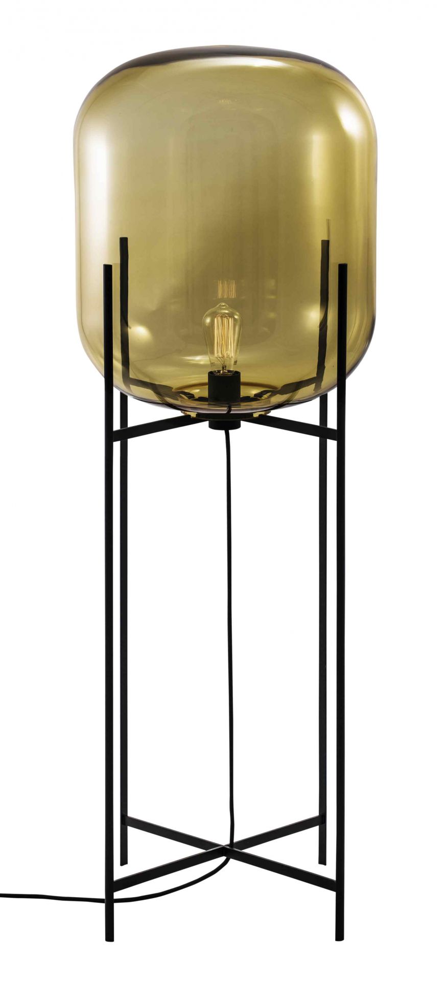 Oda Big lampe à pied ambre Pulpo