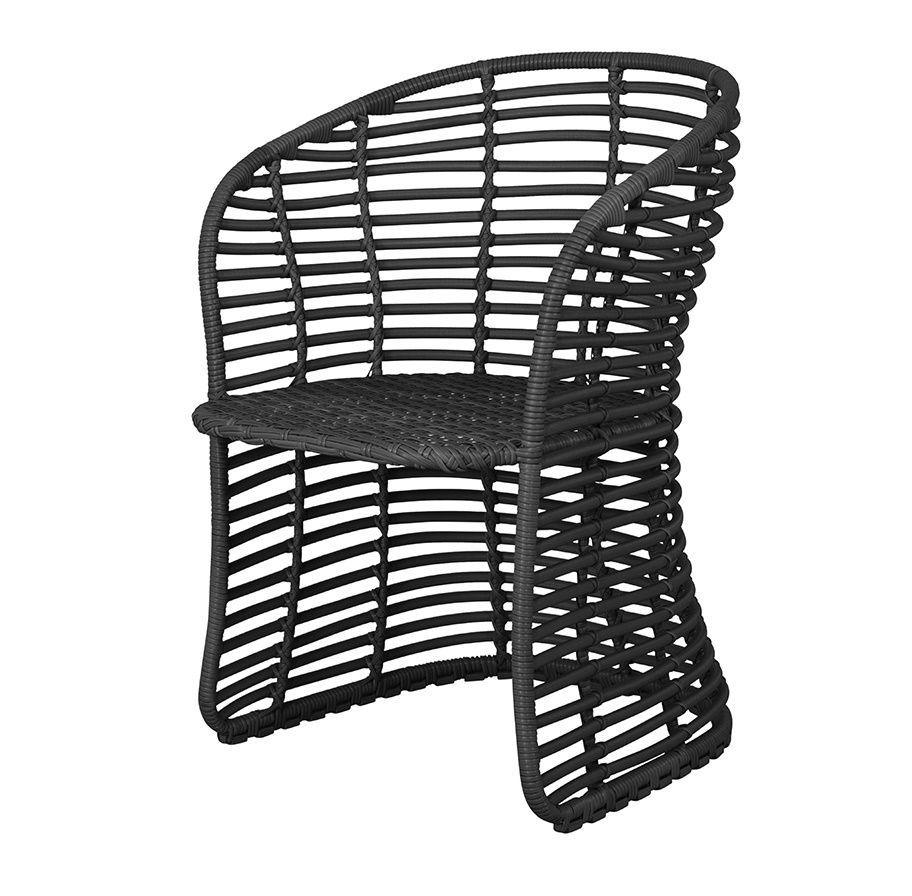 Basket Fauteuil Graphite Cane-Line