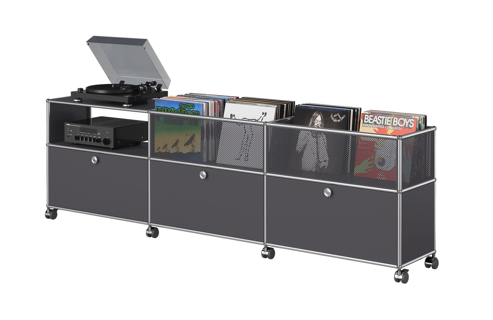 Sideboard avec rangement en vinyle USM Haller
