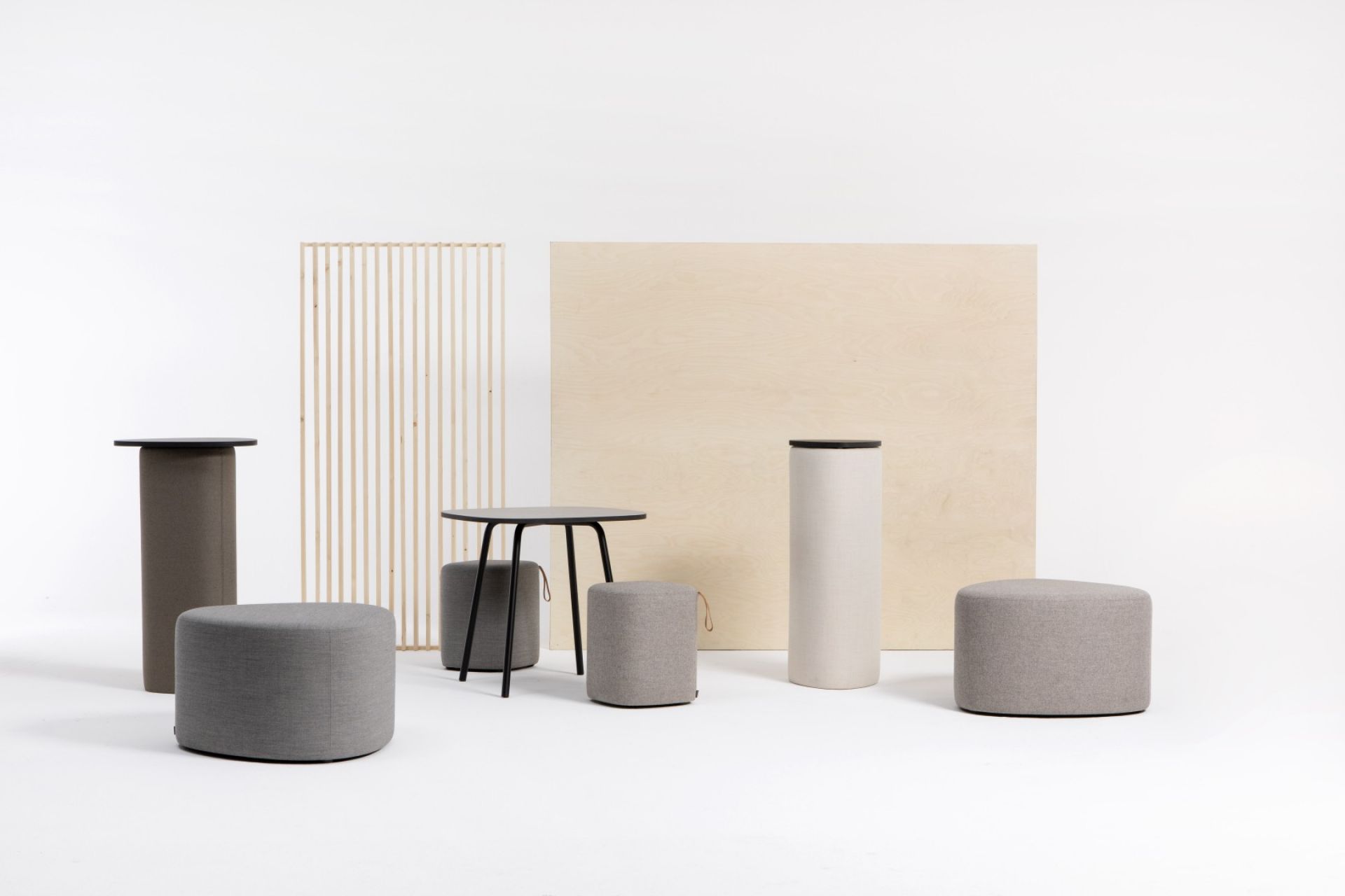 Pully Square Tabouret Cascando