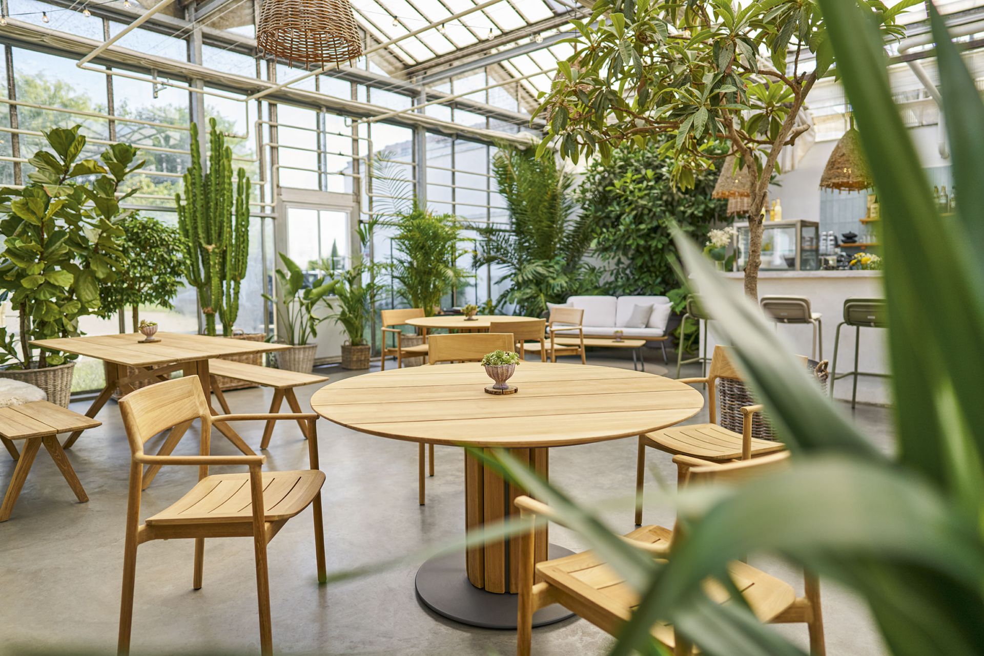 Teva Table ronde / Table de salle à manger Weishäupl