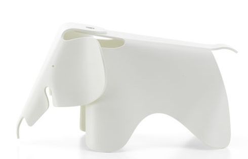 Eames Elephant Small petit RE Vitra blanc