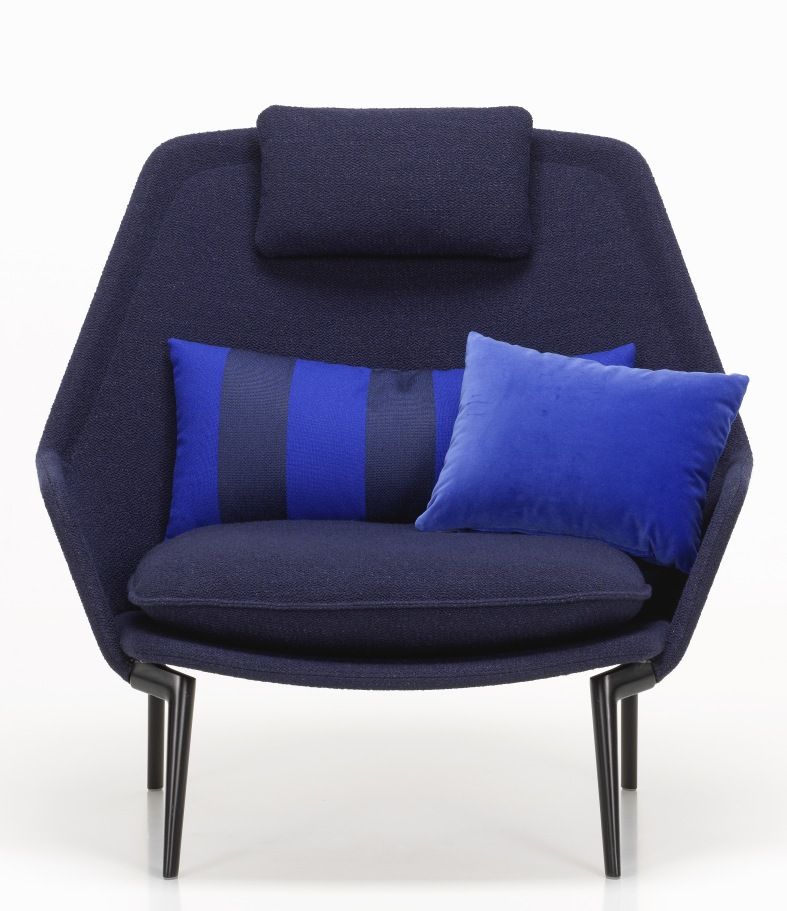 Slow Chair Fauteuil en tissu Vitra 